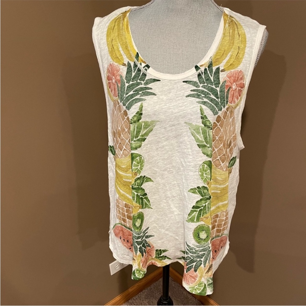 J. Crew linen tank top